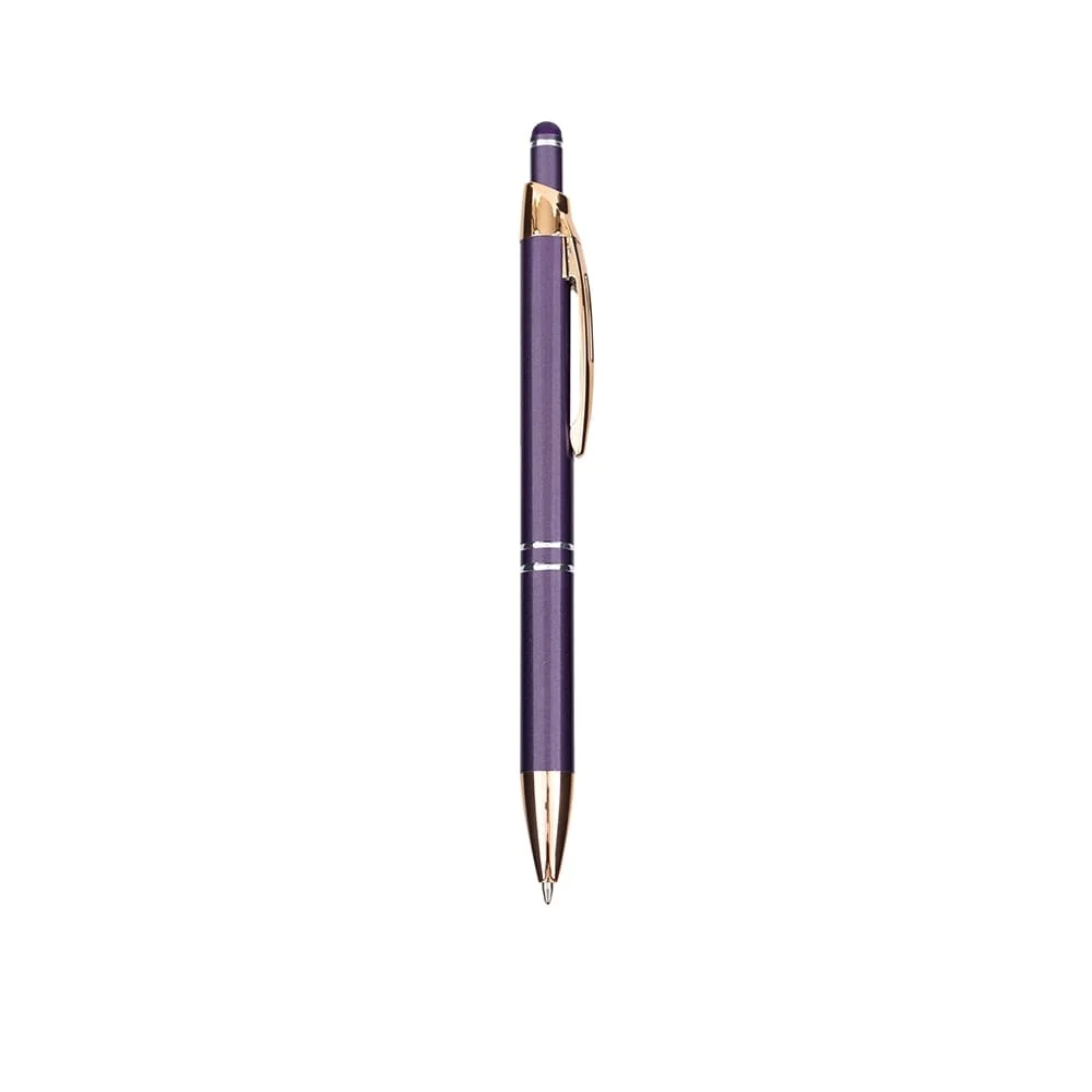 Caneta Metal com Topo Emborrachado-PX09266