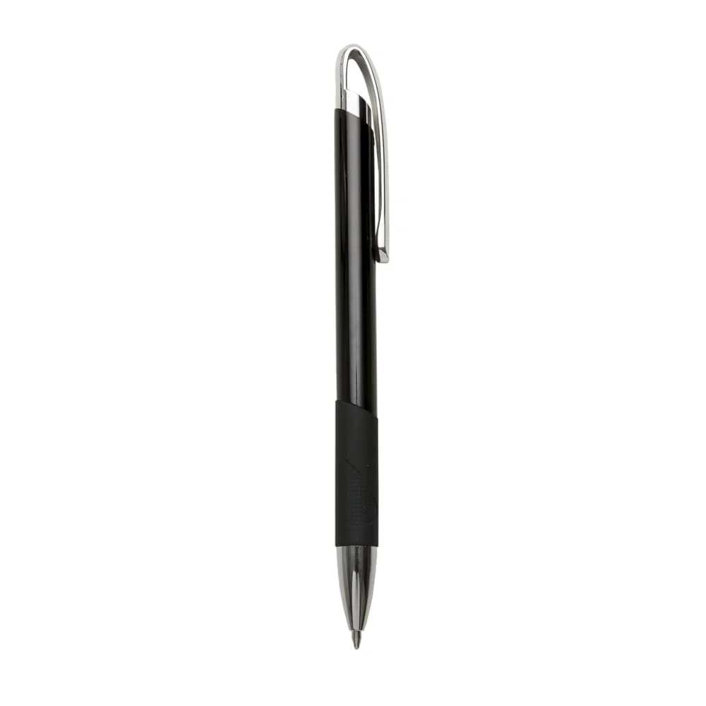 Caneta Metálica com Pega Emborrachada-PX120B1