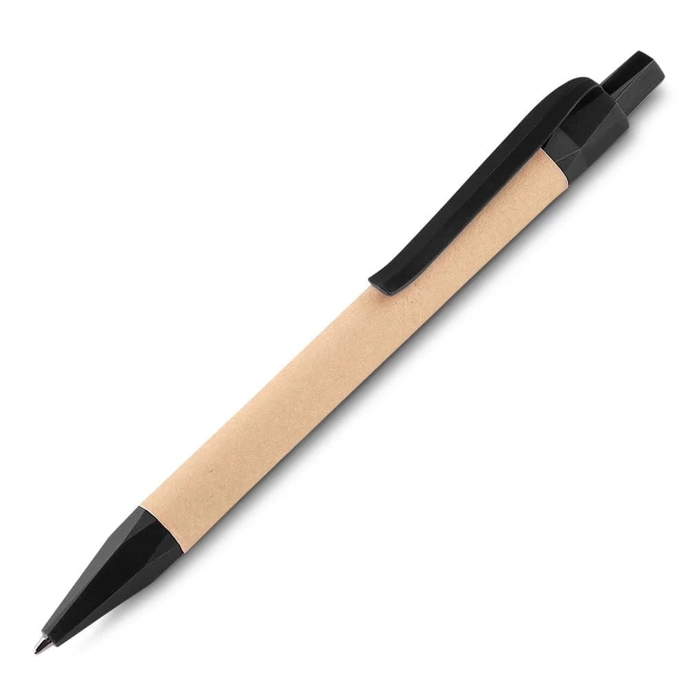 Caneta de Papel Kraft com Logo