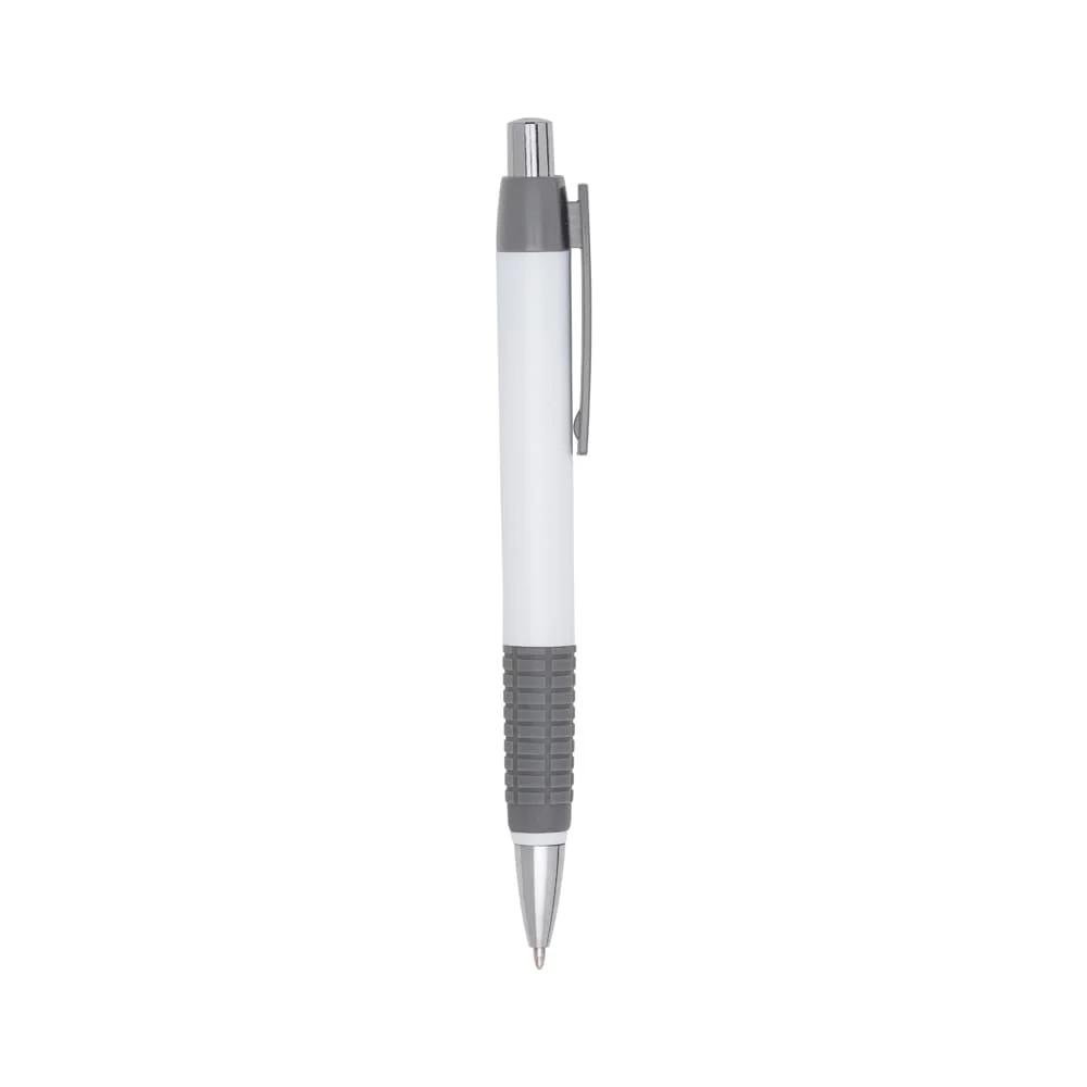 Caneta Plástica com Pega Emborrachada-PX00511