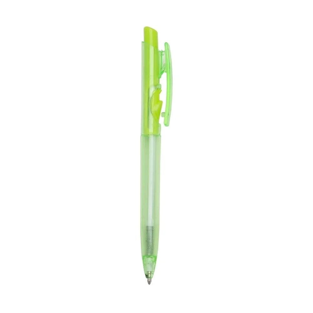 Caneta Plástica Fluorescente