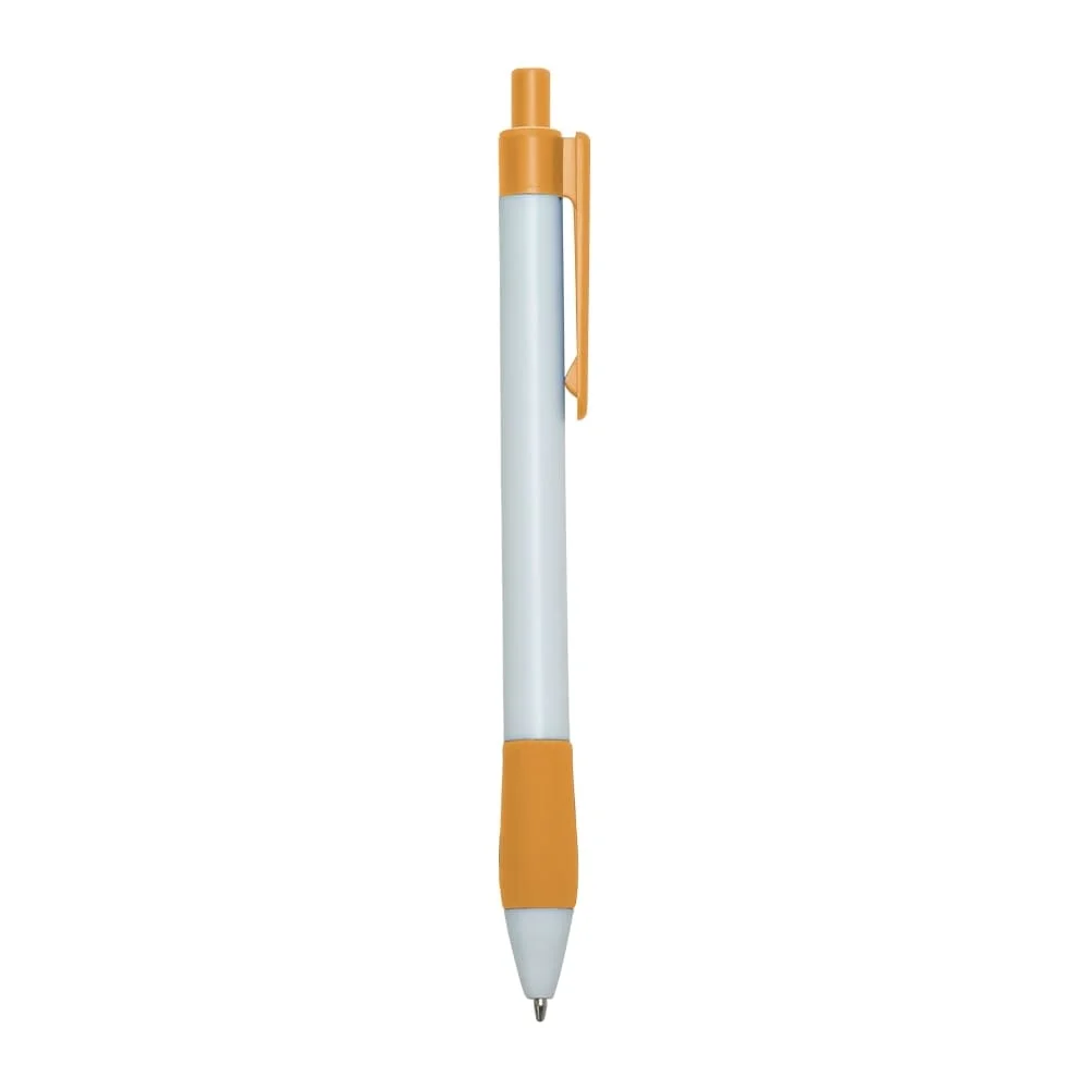 Caneta Plástica com Pega ABS