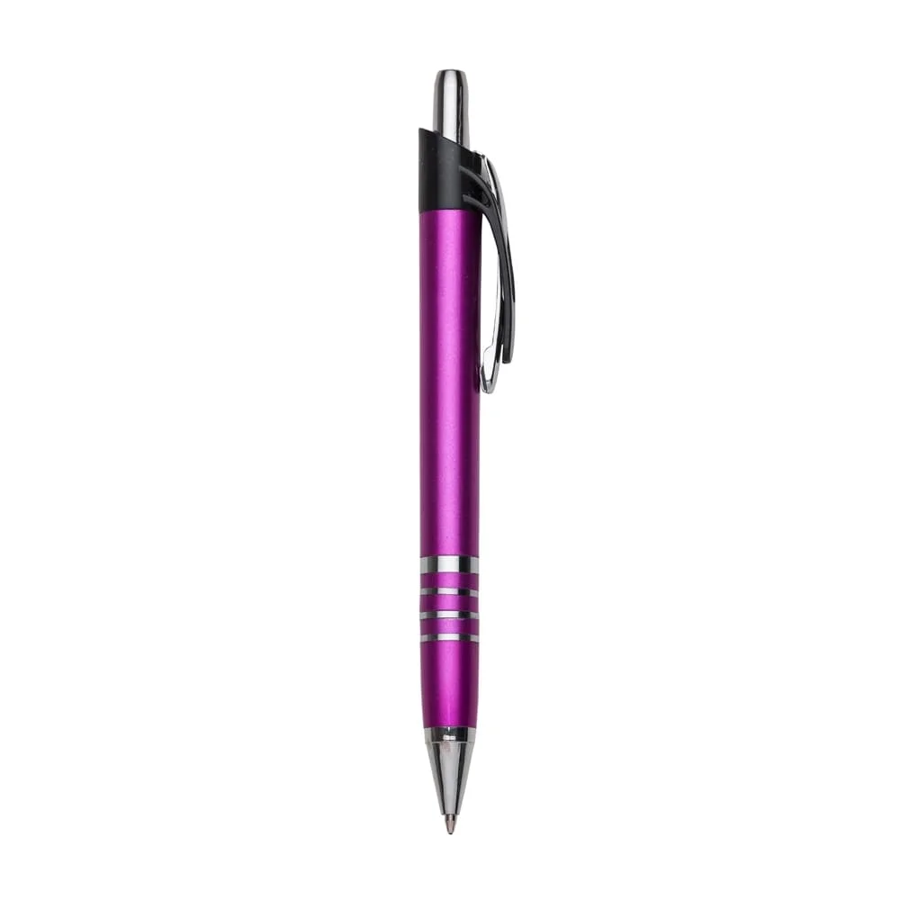 Caneta Personalizada Anéis Prata-PX00807