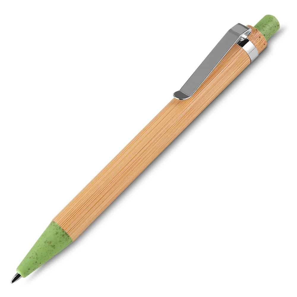 Caneta Bambu com Logo Personalizada
