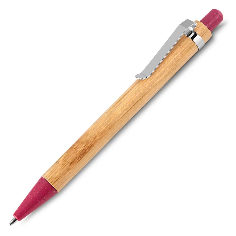 Caneta Bambu com Logo Personalizada