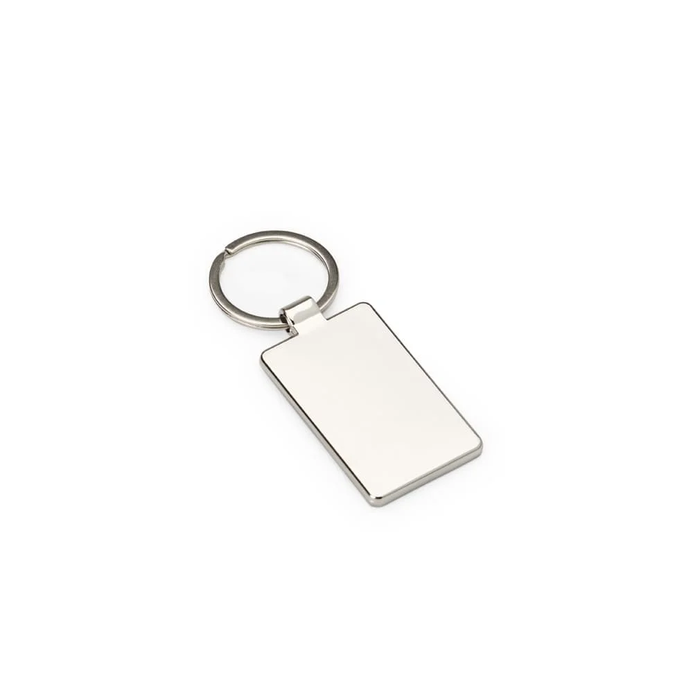 Chaveiro Metal Bambu Retangular Personalizado