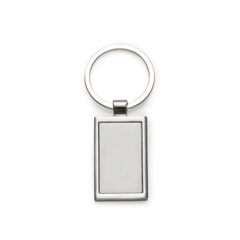 Chaveiro de Metal Personalizado Retangular-PX01955