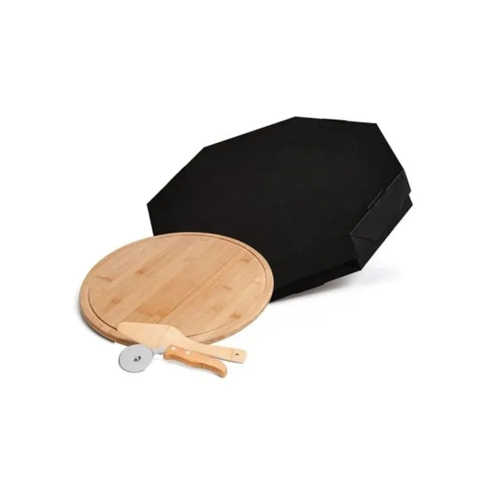 Kit Pizza em Bambu 3 Peças-PSM-PD10333