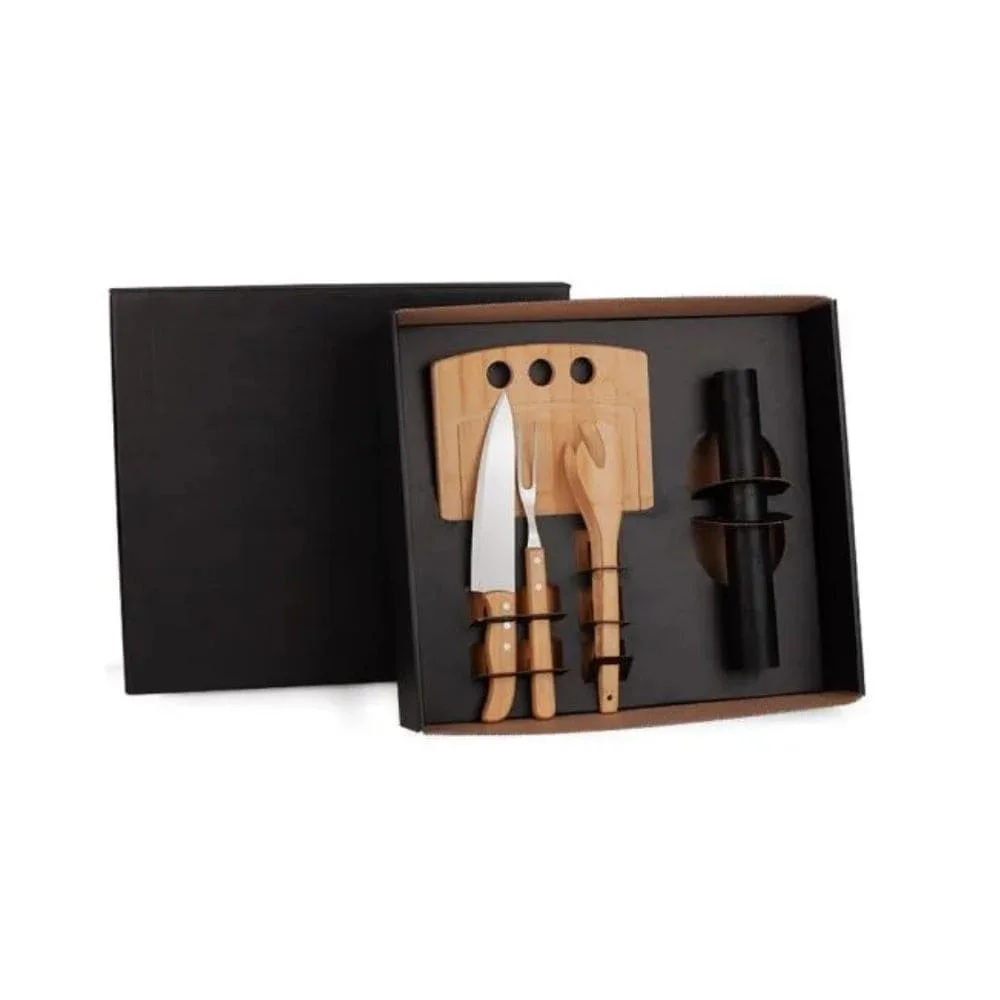 Conjunto Churrasco Esteira Grill 5 Peças