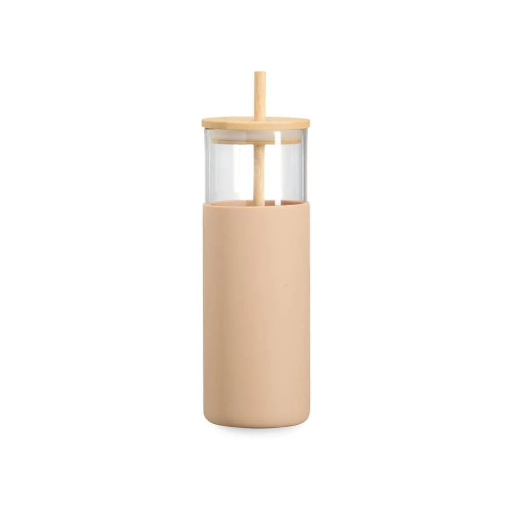 Copo de Vidro e Silicone Personalizado-PX01001