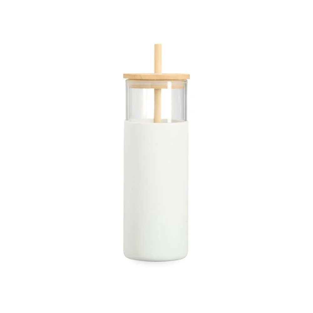 Copo de Vidro e Silicone Personalizado