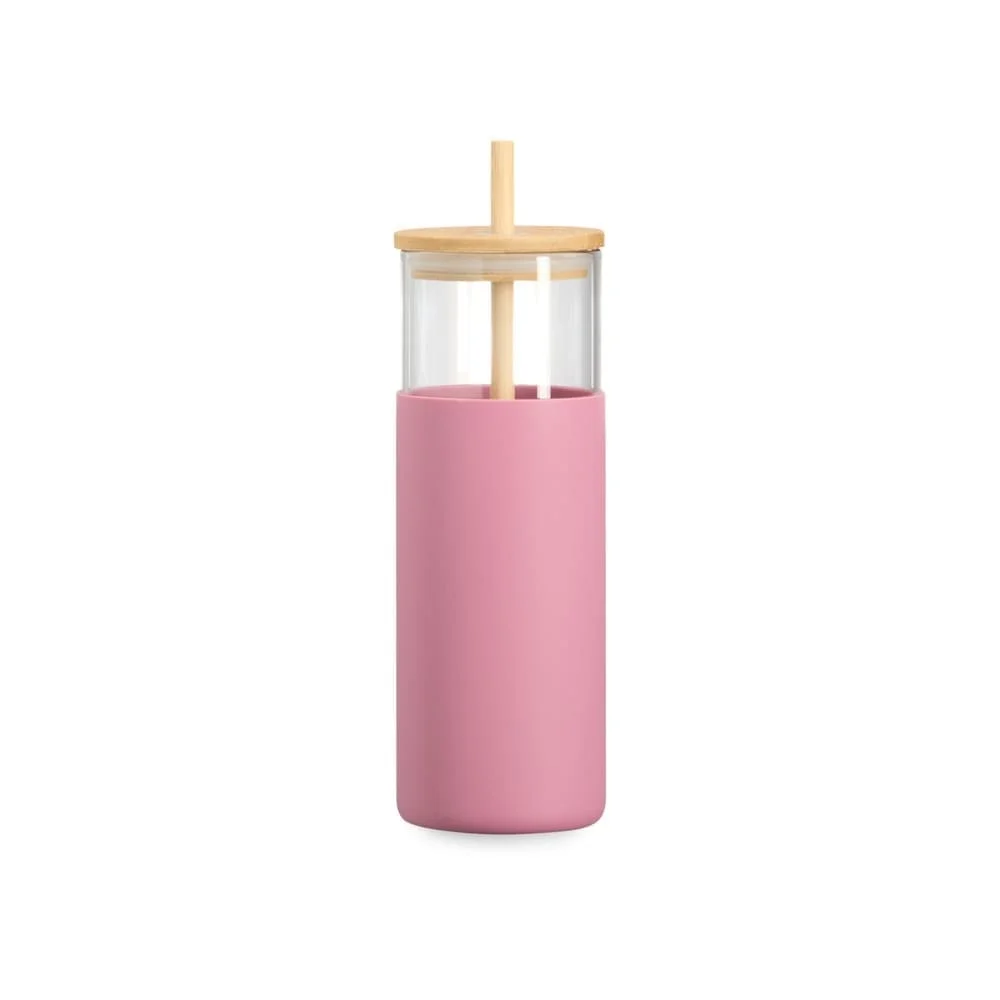 Copo de Vidro e Silicone Personalizado
