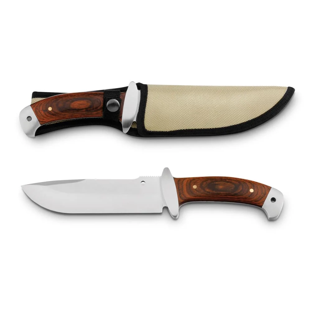 Faca Inox e Madeira Personalizada NORRIS