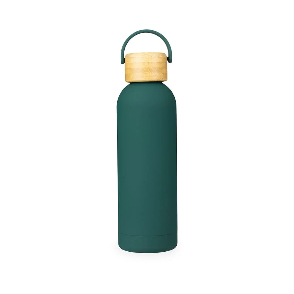 Garrafa Térmica Inox com Pintura Emborrachada-PX19104