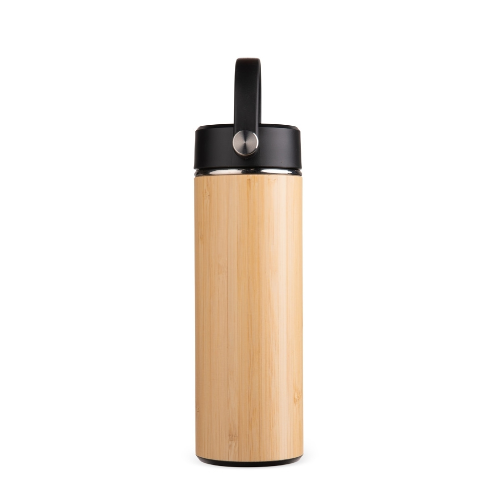 Garrafa Térmica de Bambu Personalizada