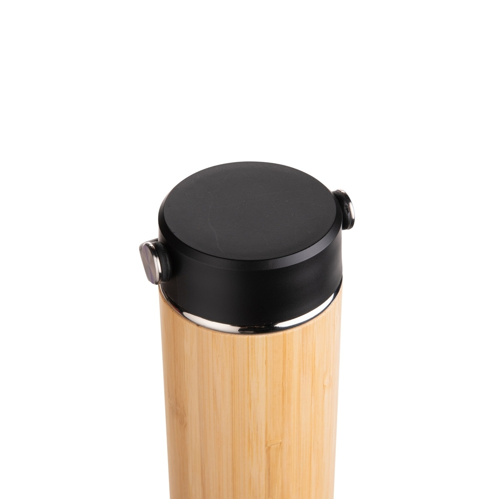 Garrafa Térmica de Bambu Personalizada