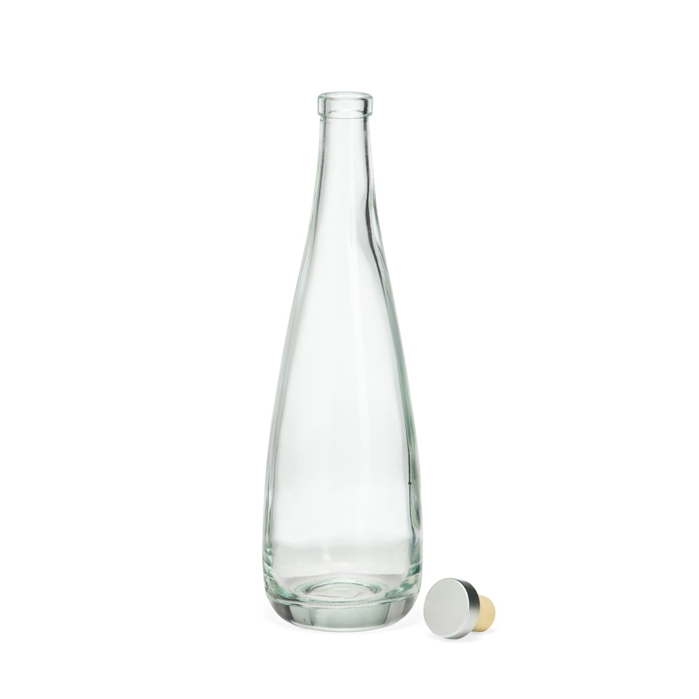 Garrafa de Vidro Transparente Personalizada