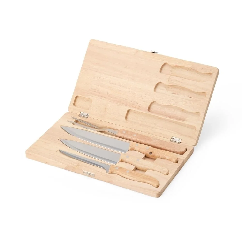 Kit Churrasco 4 Peças com Logo-PX01347