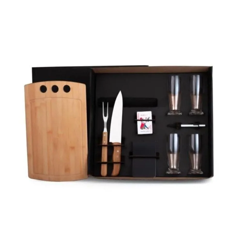 Kit Churrasco, Cerveja e Truco 10 Peças-PSM-KT9040Y