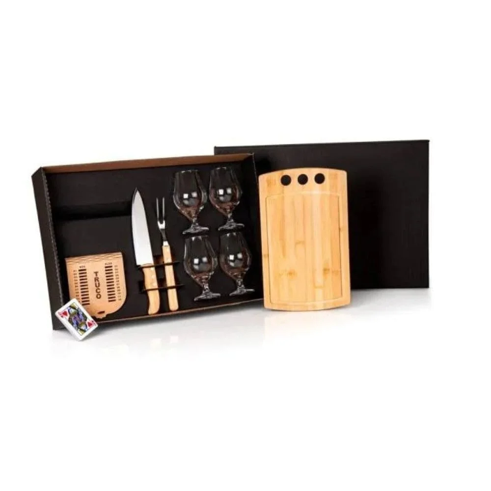 Kit Churrasco, Cerveja e Truco 8 Peças-PSM-KT90077