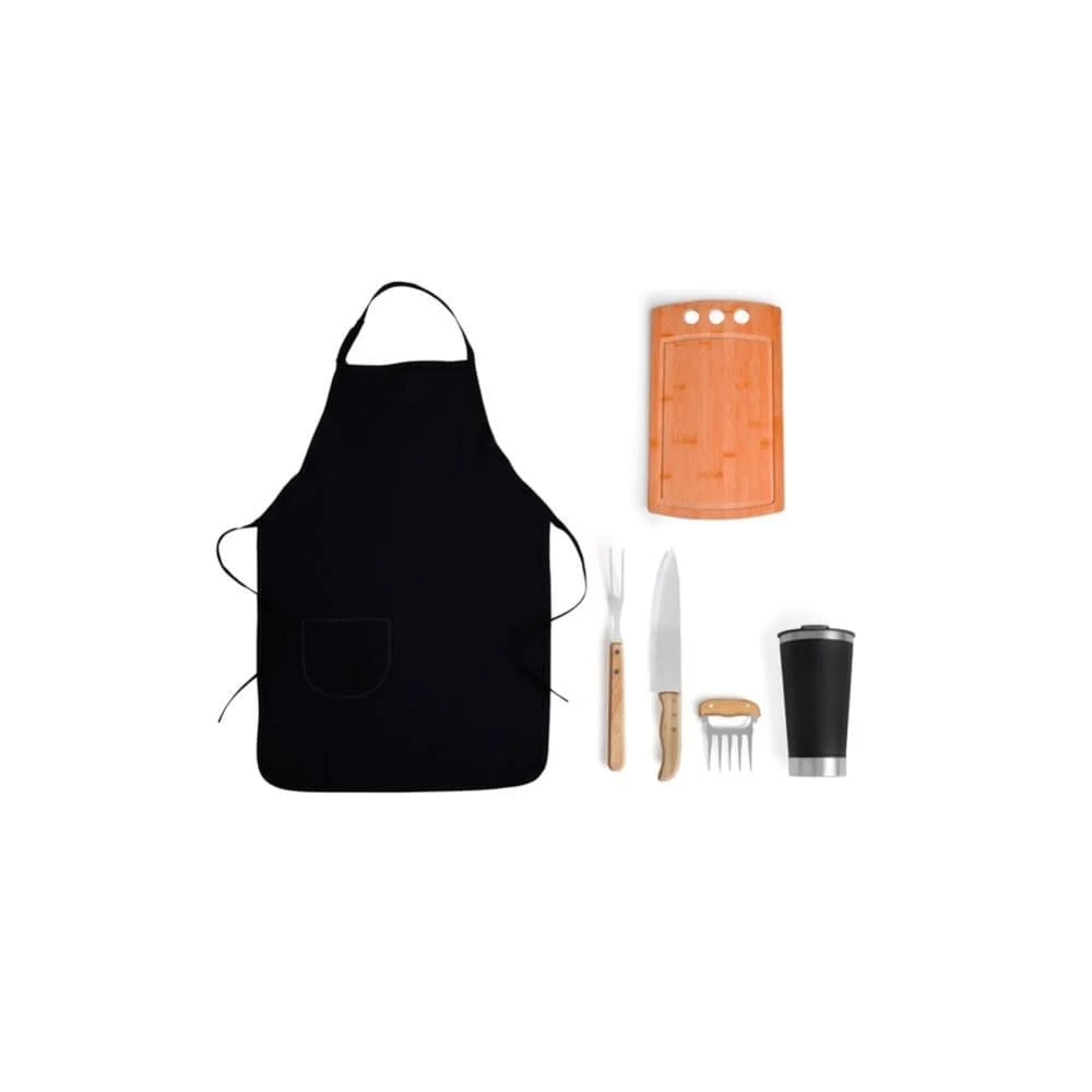 Kit Churrasco Com Copo Térmico