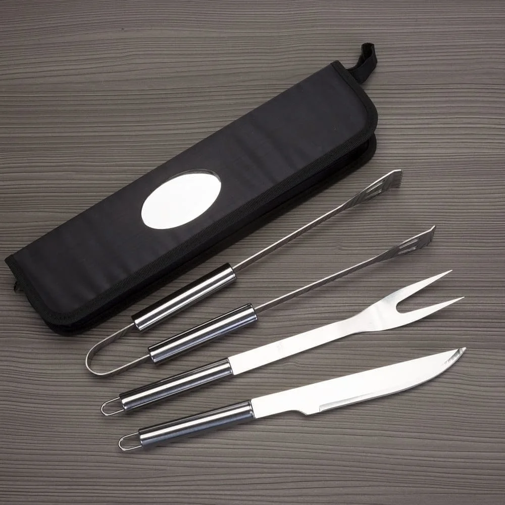Kit Churrasco Personalizado Três Peças