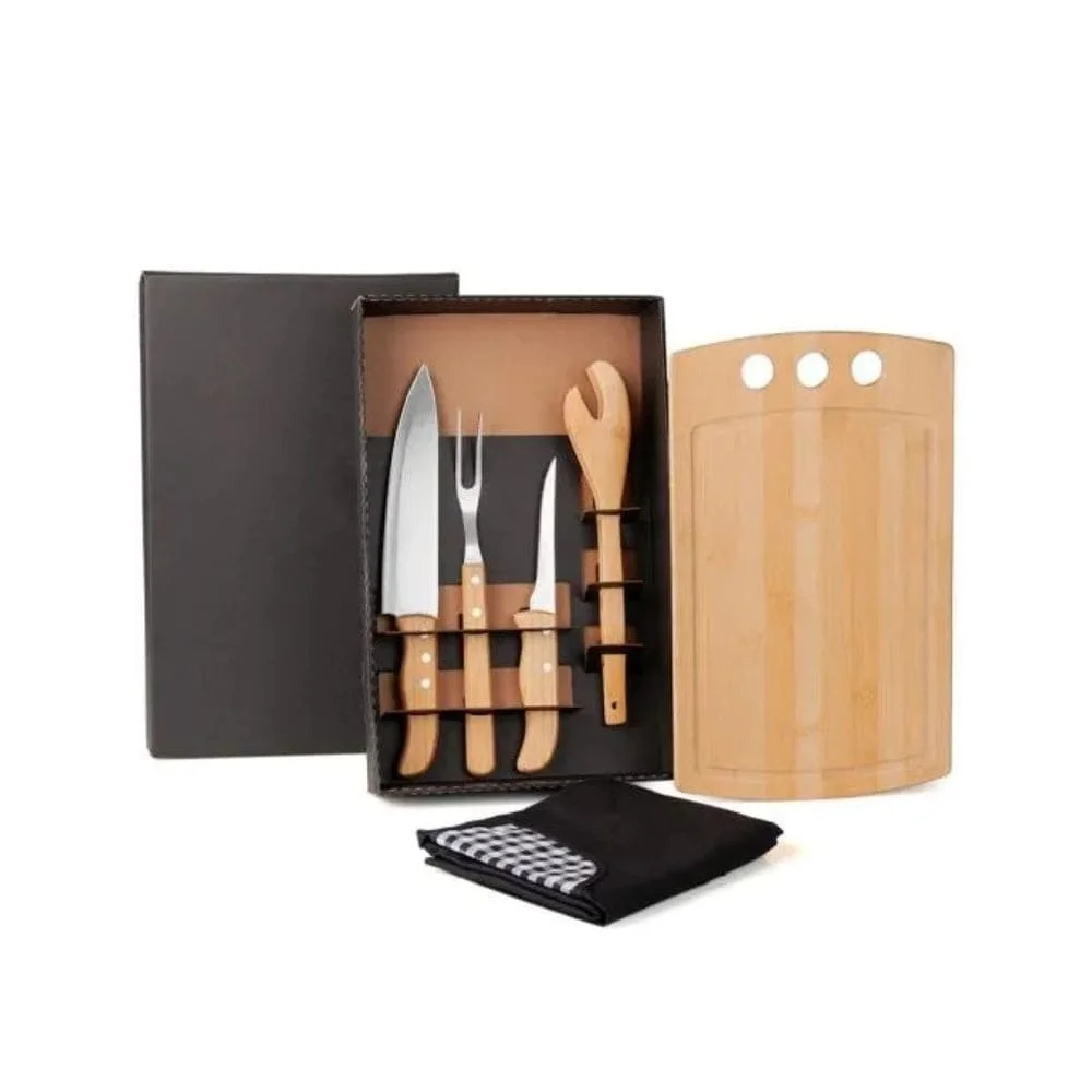Kit Churrasco Tábua 3 Furos-PSM-ME21803
