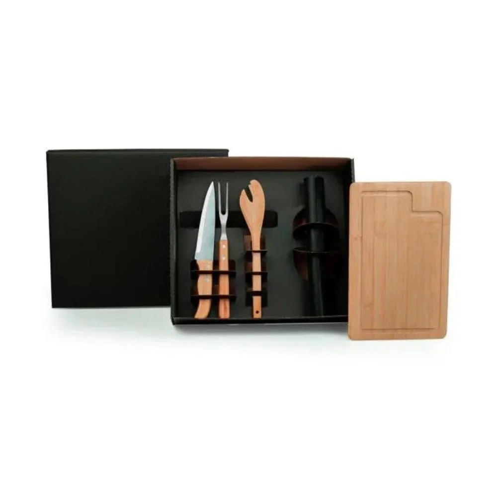 Kit Churrasco com Esteira Grill 5 Peças-PSM-KT90223