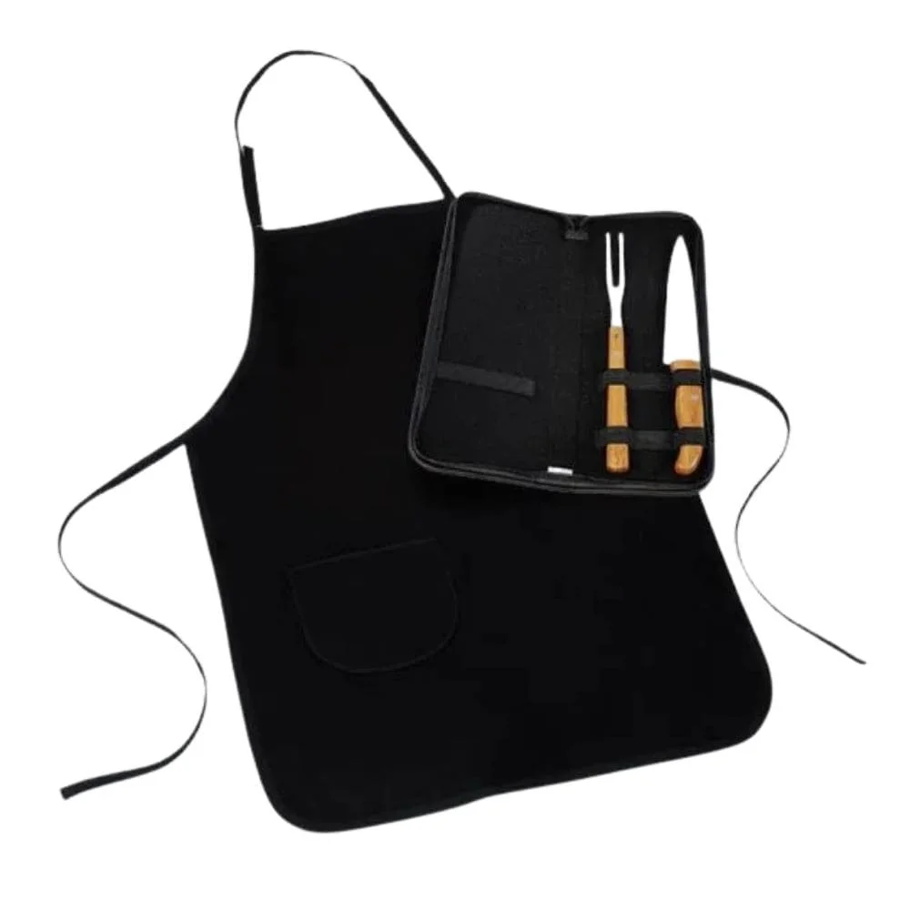 Kit Churrasco com Estojo e Avental-PSM-PB11113