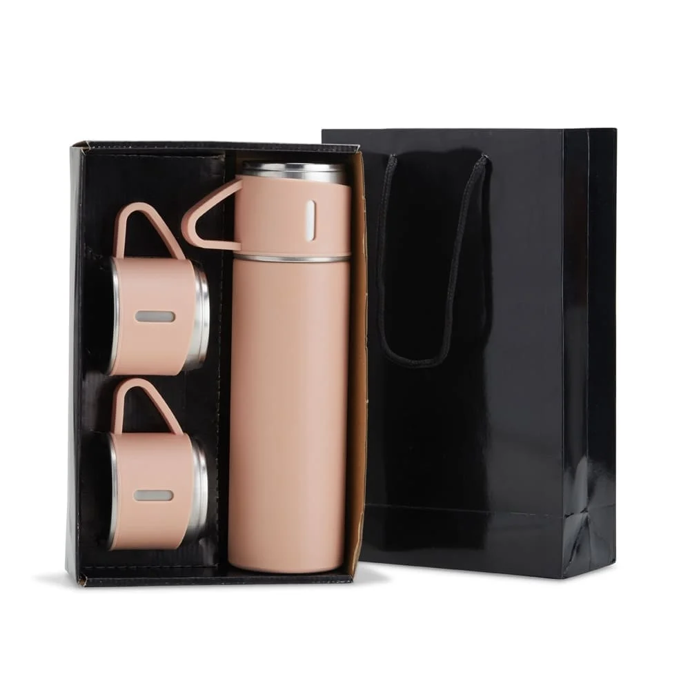Kit Garrafa Térmica e Canecas Personalizado