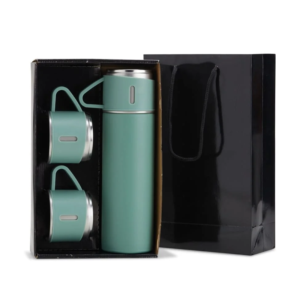 Kit Garrafa Térmica e Canecas Personalizado