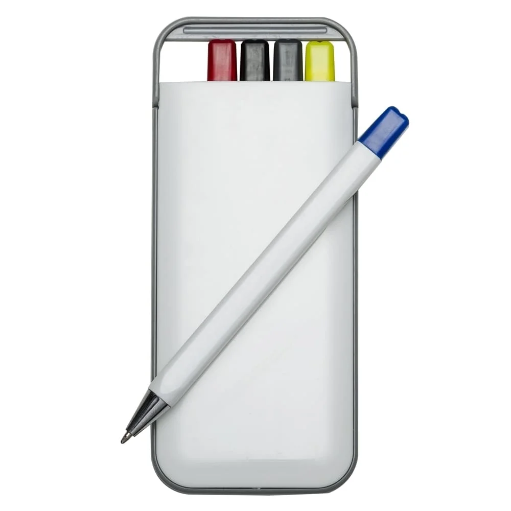 Kit Marcadores de Texto 5 em 1