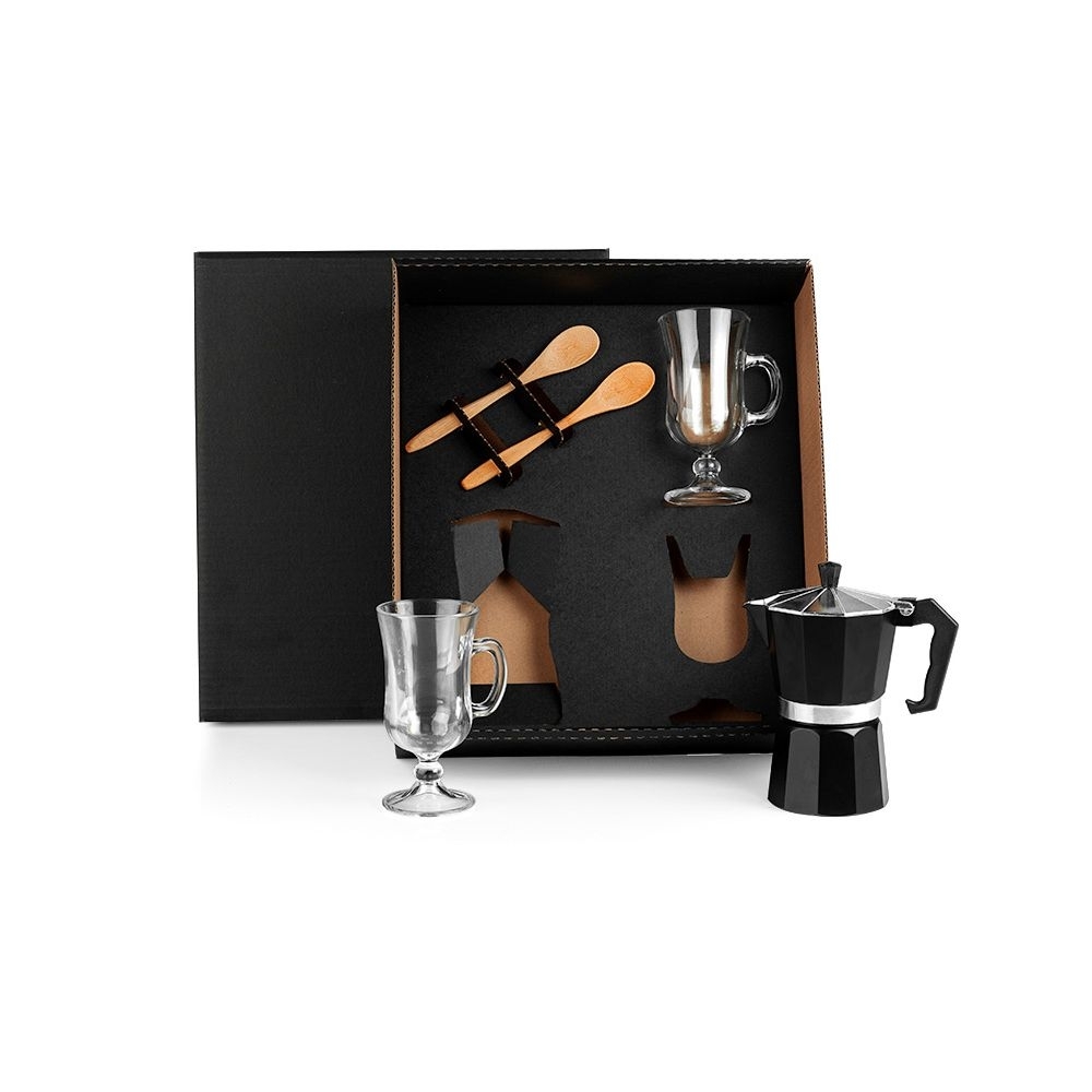 Kit Café com Cafeteira Italiana 5 Peças