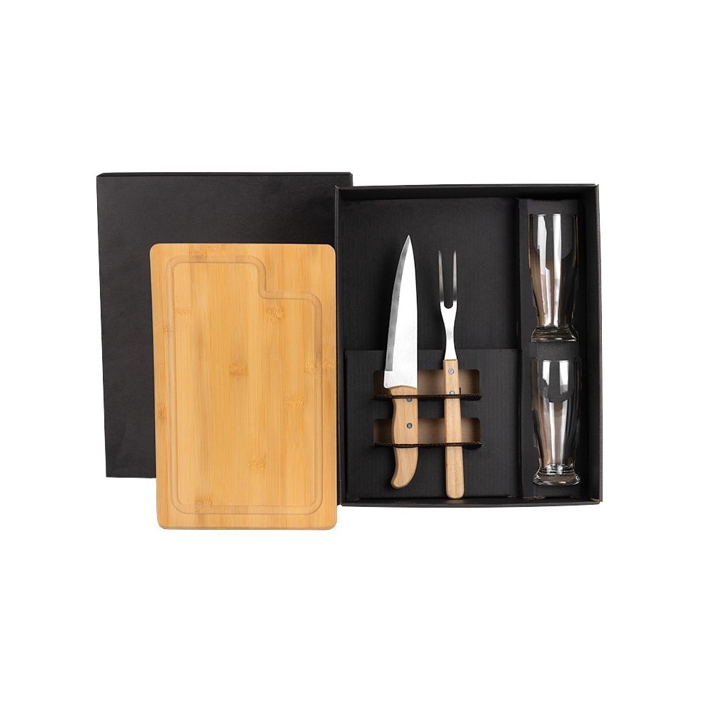 Kit Para Churrasco com Copos 5 Peças