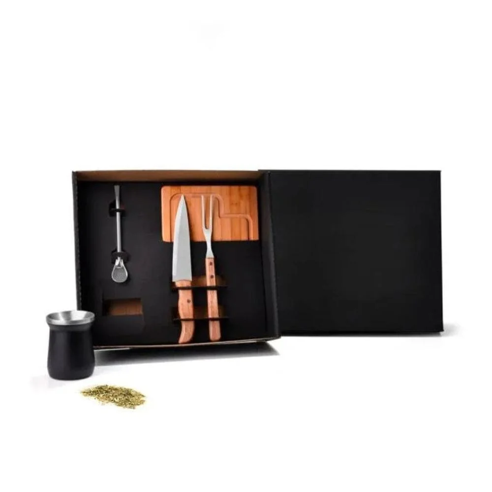 Kit Para Churrasco e Chimarrão Personalizado-PSM-KT90306