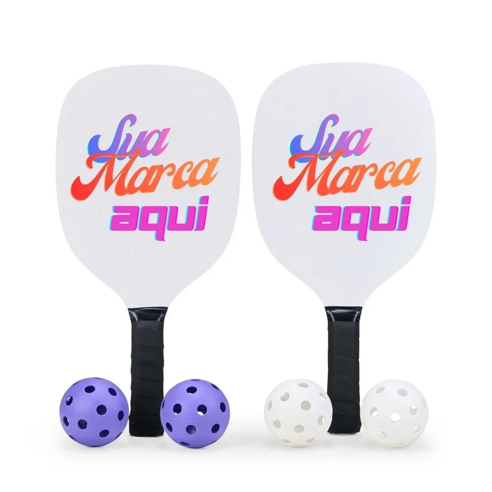 Kit Pickleball Personalizado 6 Peças