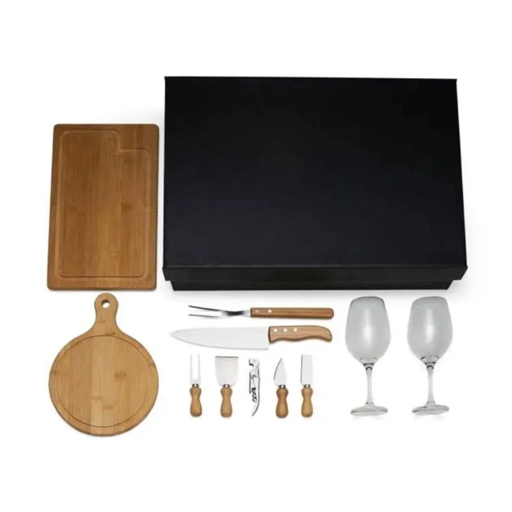 Kit Queijo, Churrasco e Vinho 11 Peças