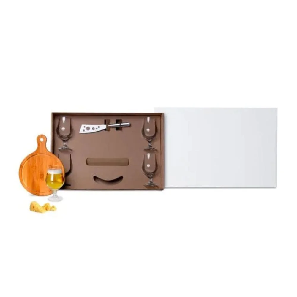 Kit Queijo e Taças Para Cerveja 6 Peças