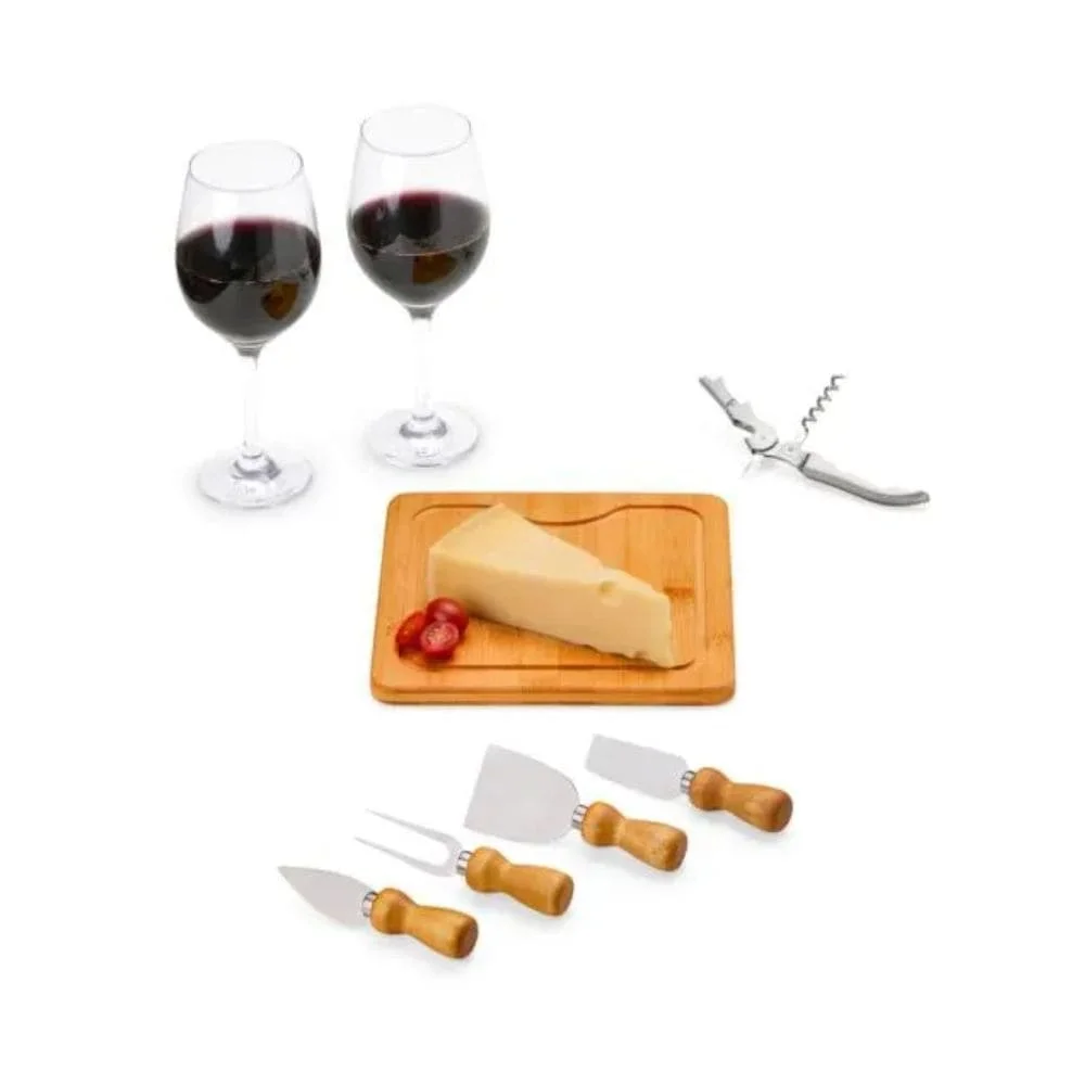 Kit Vinho e Queijo Personalizado