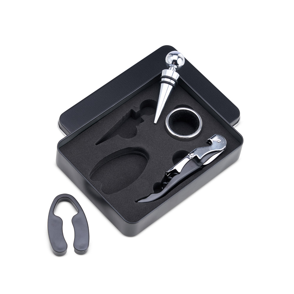 Kit Vinho com Estojo Alumínio