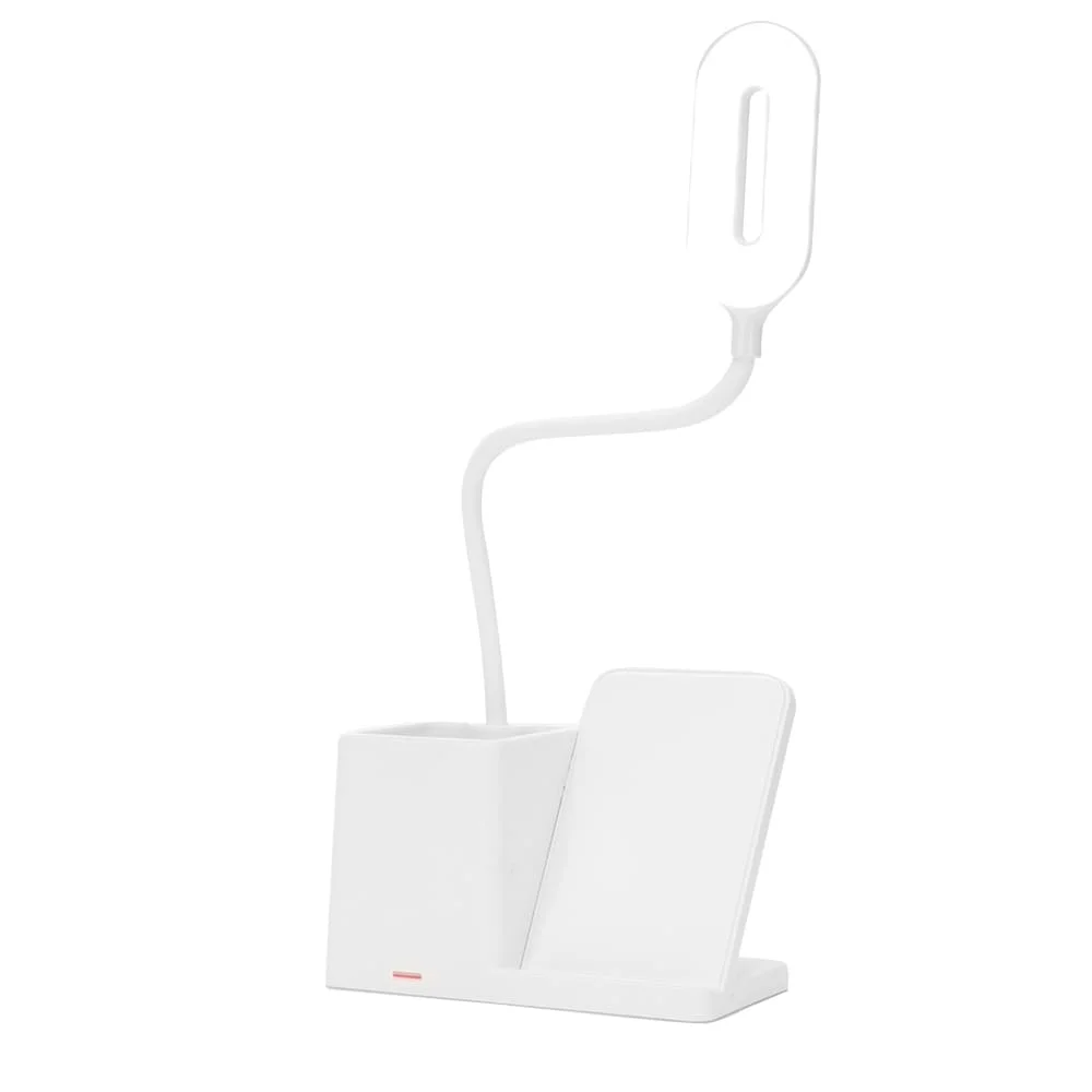 Luminária LED com Carregador e Porta Caneta