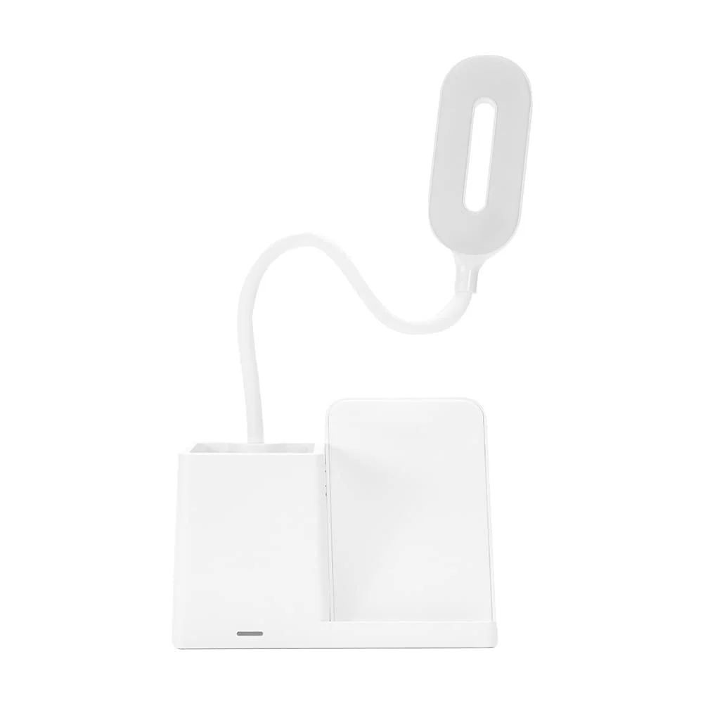Luminária LED com Carregador e Porta Caneta