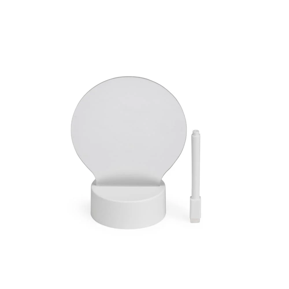 Luminária Led de Mesa Redonda com Caneta