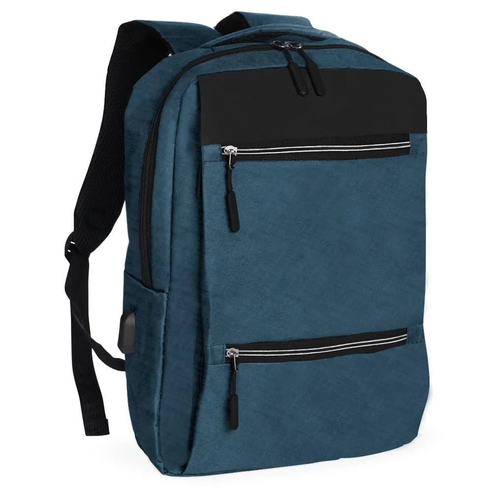 Mochila Nylon USB Personalizada