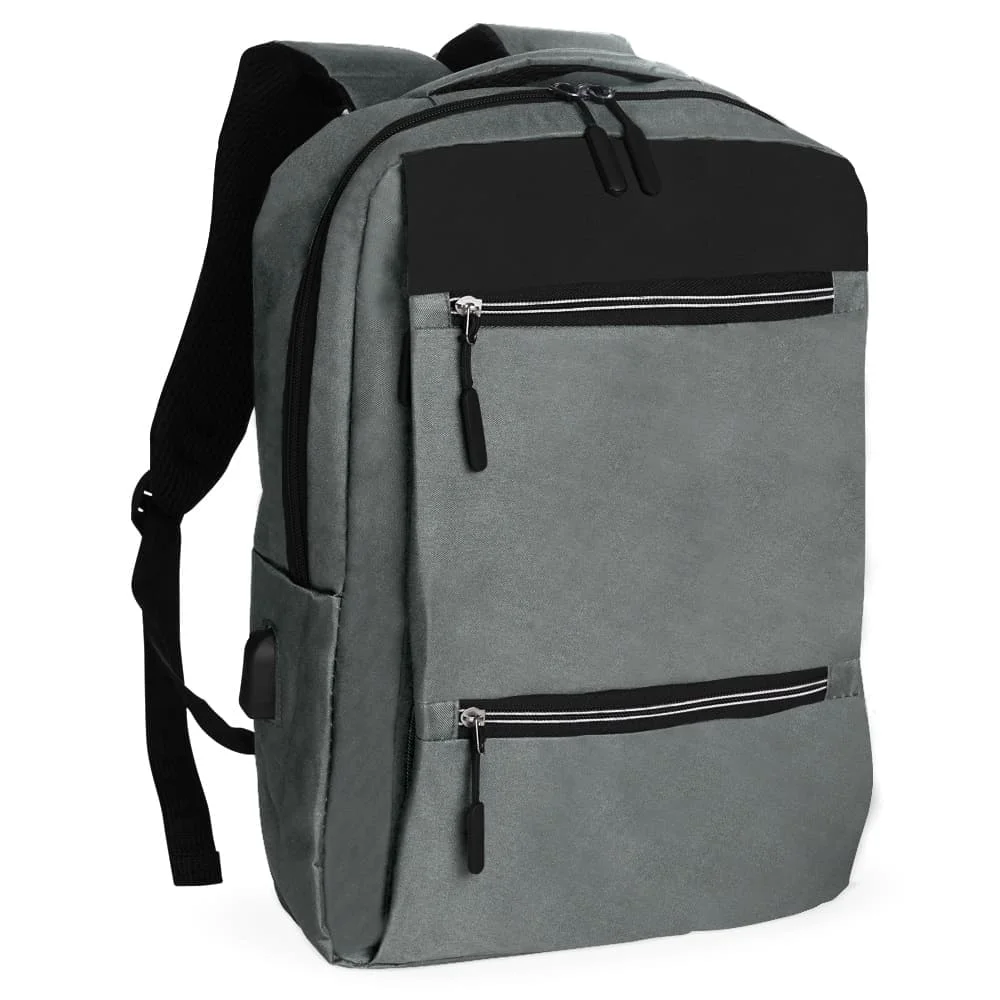 Mochila Nylon USB Personalizada