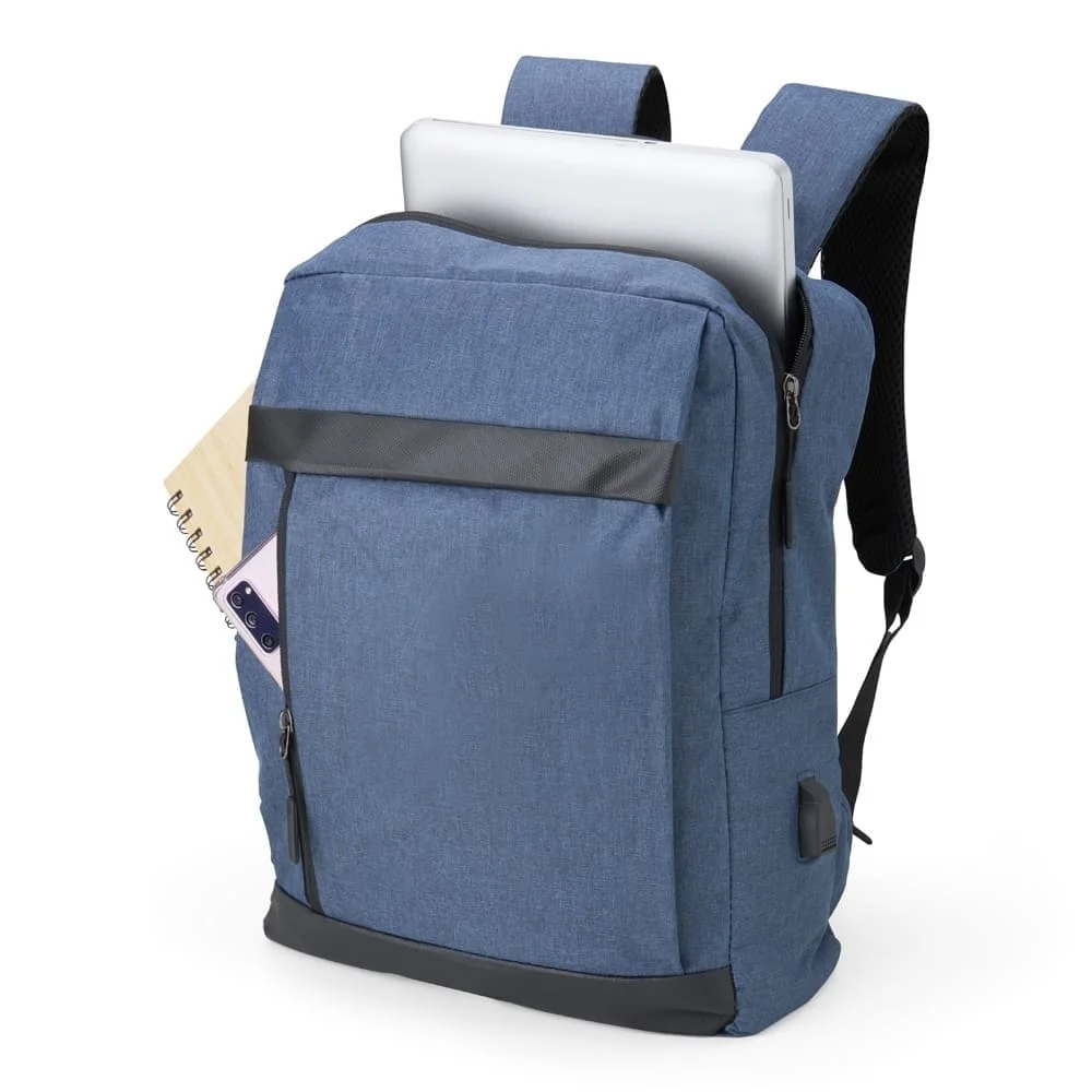 Mochila Nylon e Couro Personalizada
