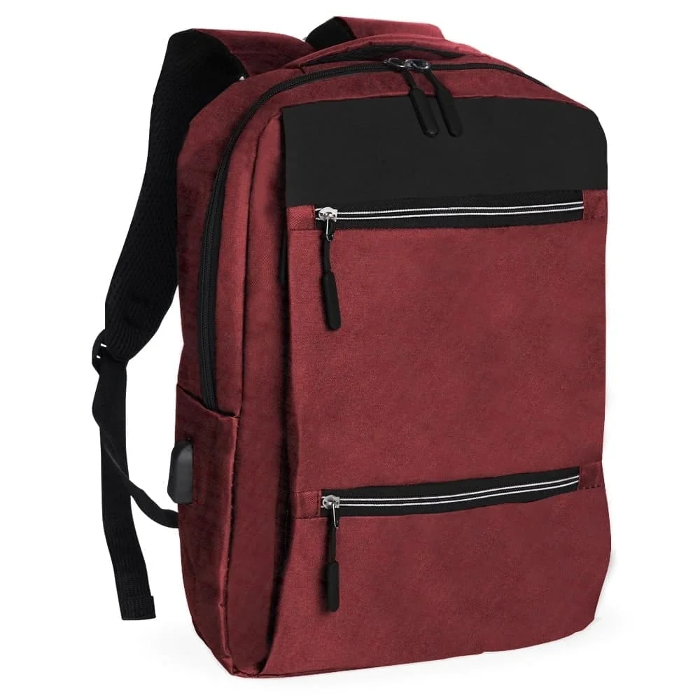 Mochila Nylon USB Personalizada-PX01318