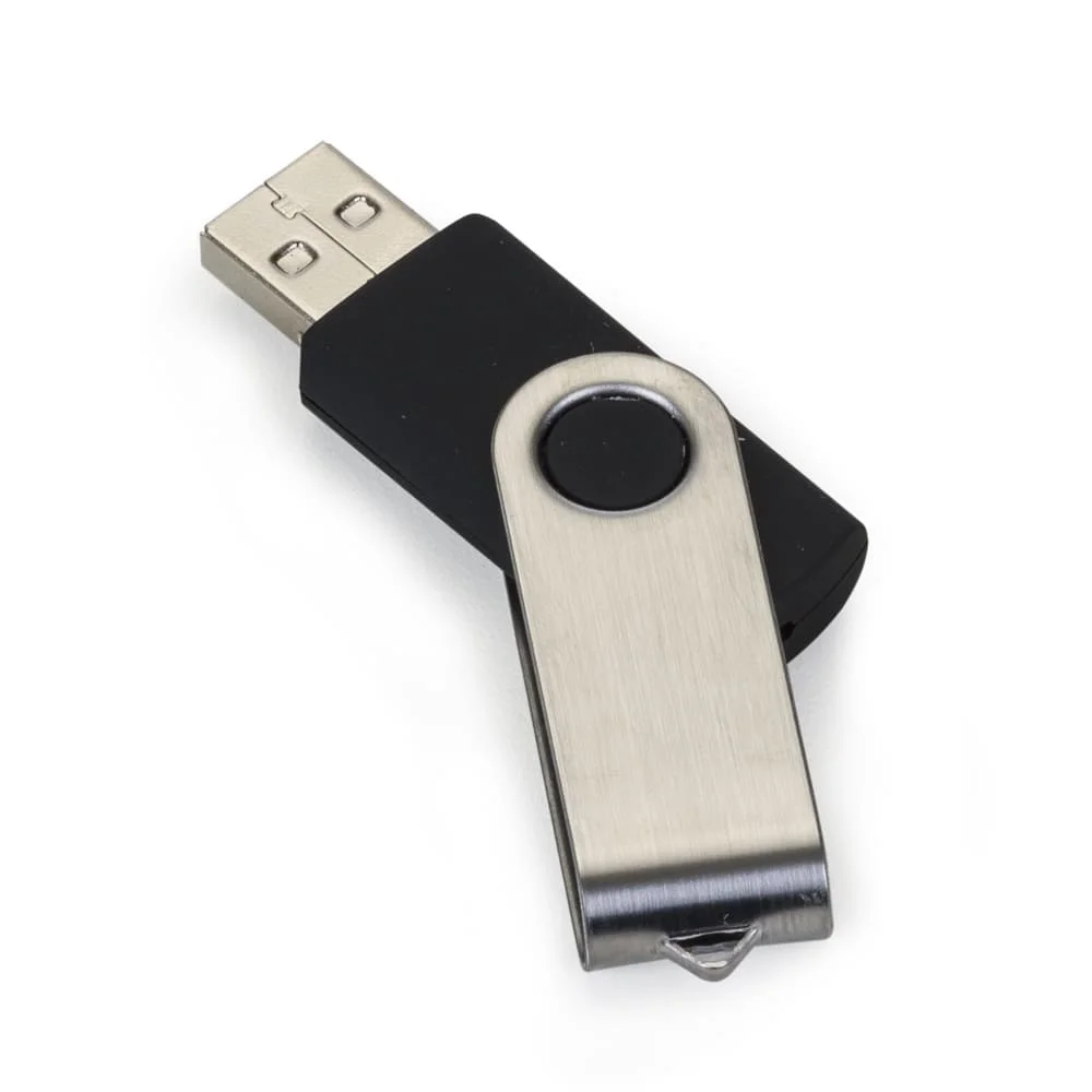 Pen Drive 32GB Personalizado Giratório