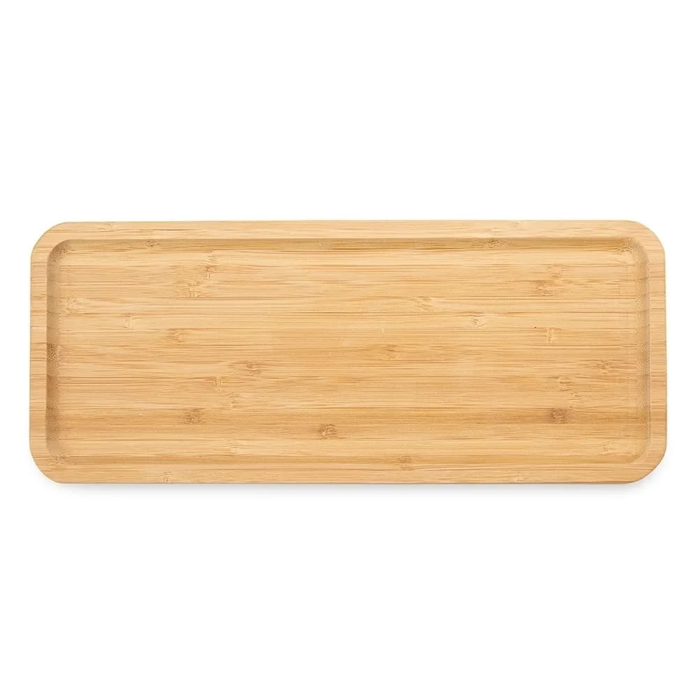 Petisqueira Retangular de Bambu Personalizada