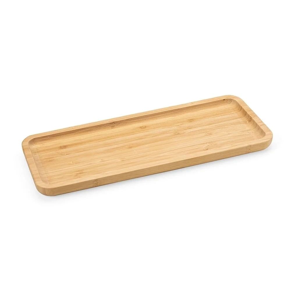 Petisqueira Retangular de Bambu Personalizada-PX18618